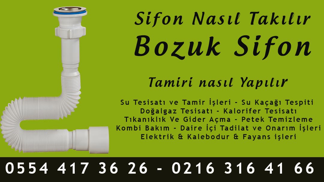 Sifon Nasıl Takılıre