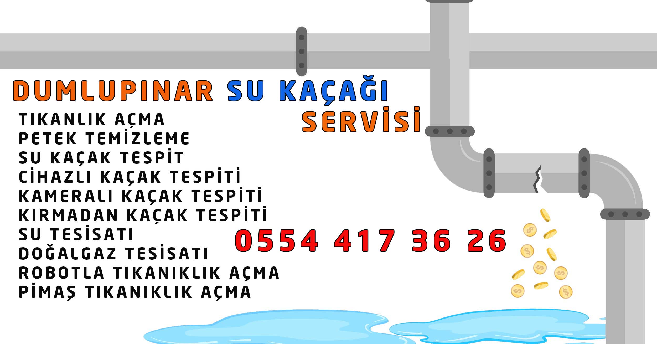 Dumlupınar Su Kaçağı Servisi