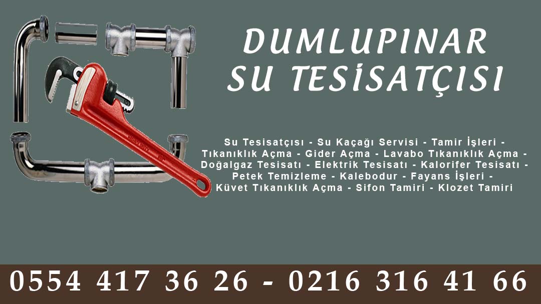Dumlupınar Su Tesisatçısı