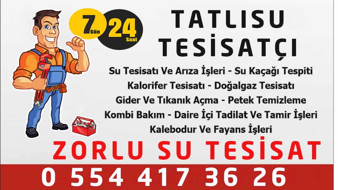 Tatlısu Su Kaçağı Servisi