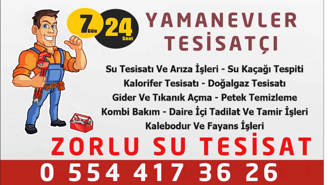 Yamanevler Su Kaçağı Servisi