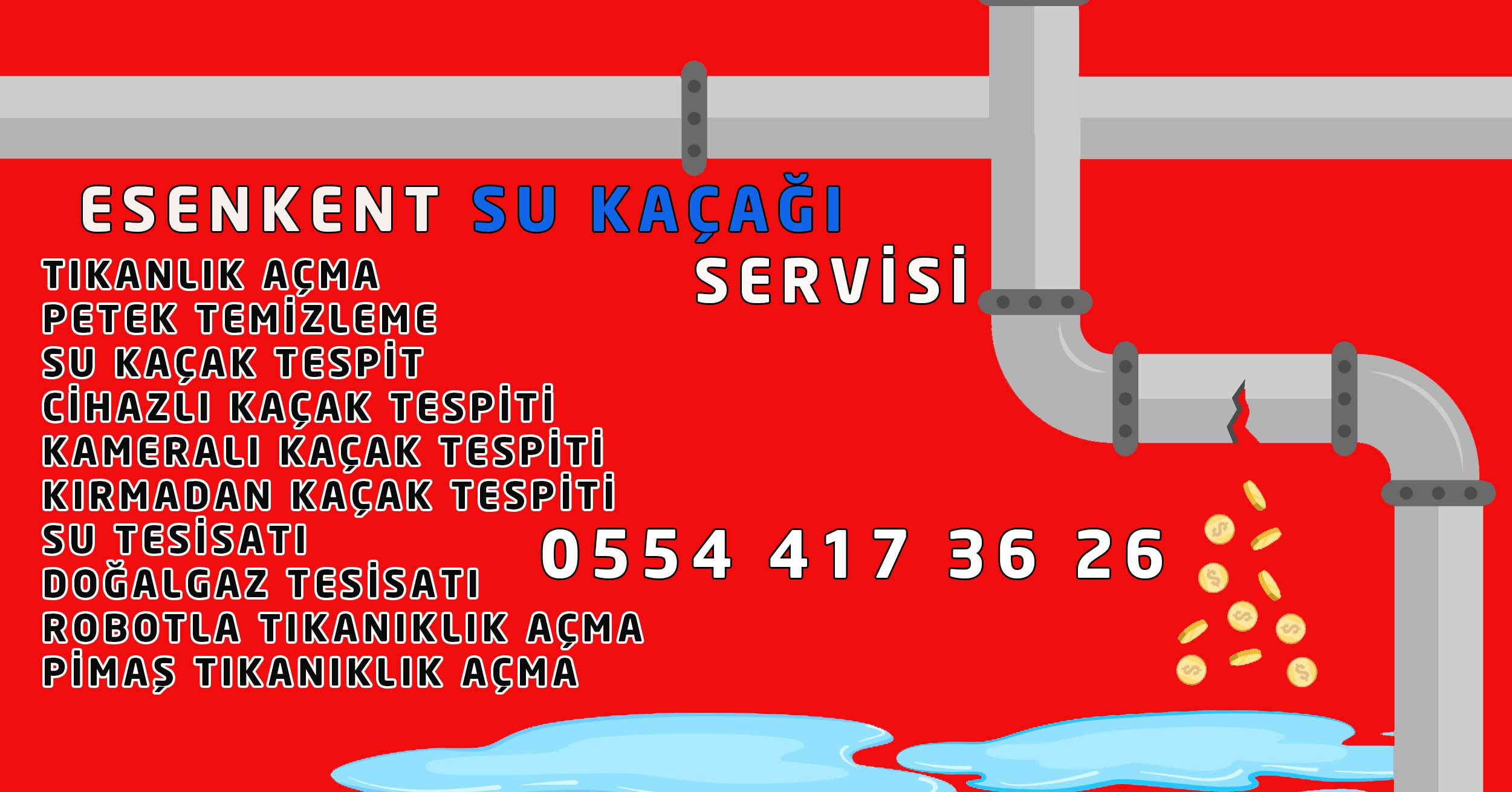 Esenkent Su Kaçağı Servisi