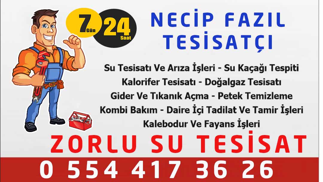 Necip Fazıl Su Kaçağı Servisi