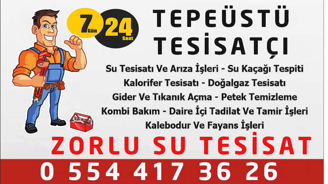 Tepeüstü Su Kaçağı Servisi